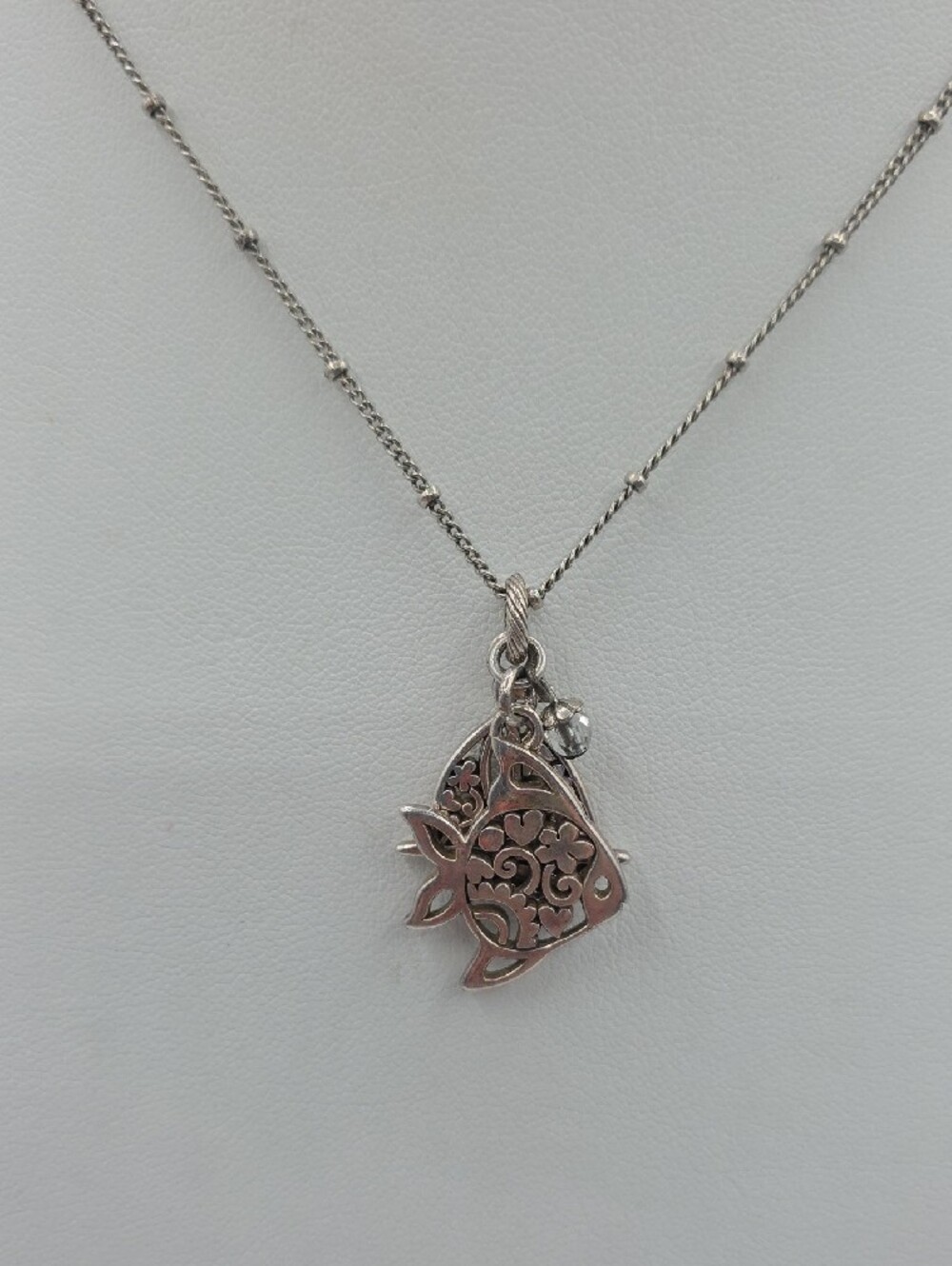 Brighton Gold Butterfly Filigree Pendant Necklace